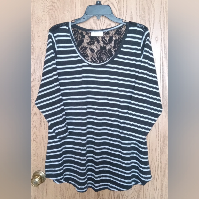 Lacy Back Pullover